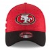 Men's San Francisco 49ers New Era Scarlet/Black 2018 NFL Sideline Home Official 39THIRTY Flex Hat 3058188